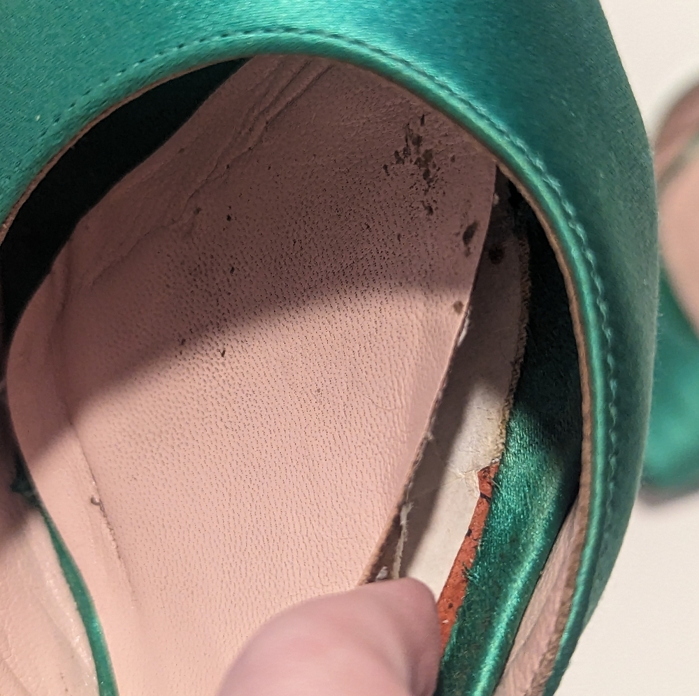 ✨Host Pick!✨Kate Spade Satin Peep Toe Stilleto Heels - Picture 11 of 14